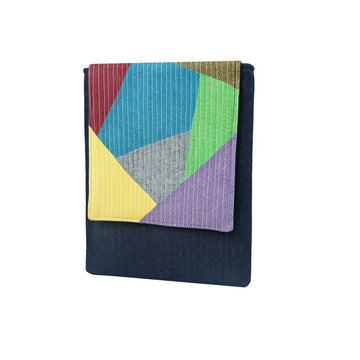 The Flap Patch Laptop Sleeve – A Pop of Geometry - Multi Pop