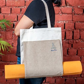 Canvas Yoga Tote Bag