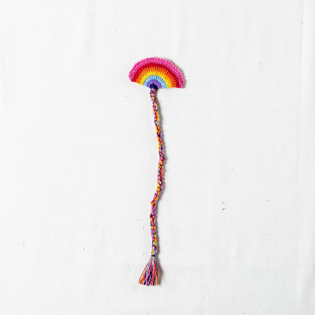 Crochet Bookmark - Rainbow