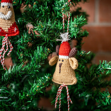 Crochet Triangle Reindeer