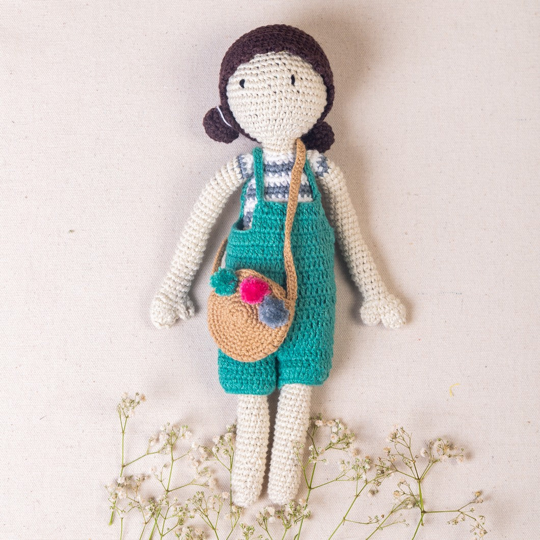 Crochet Dolly - Green
