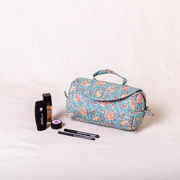 Indu Make-up Pouch - Blue Print