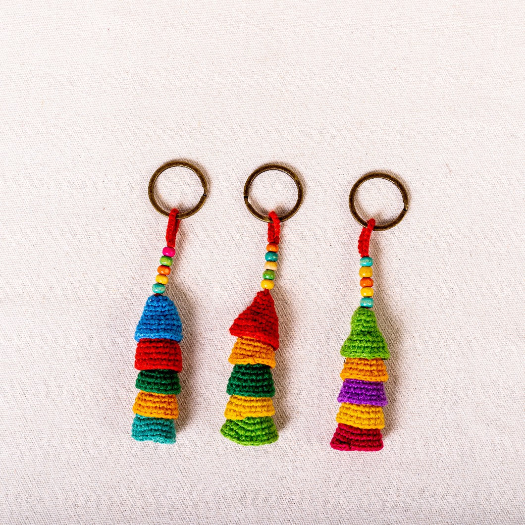 Keychain - Rainbow set of 3