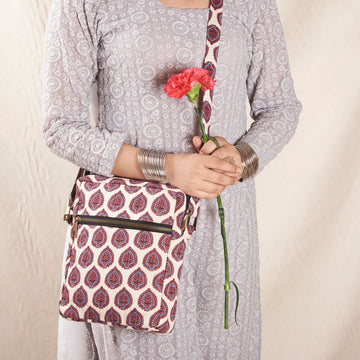 Subway Sling Bag - Maroon