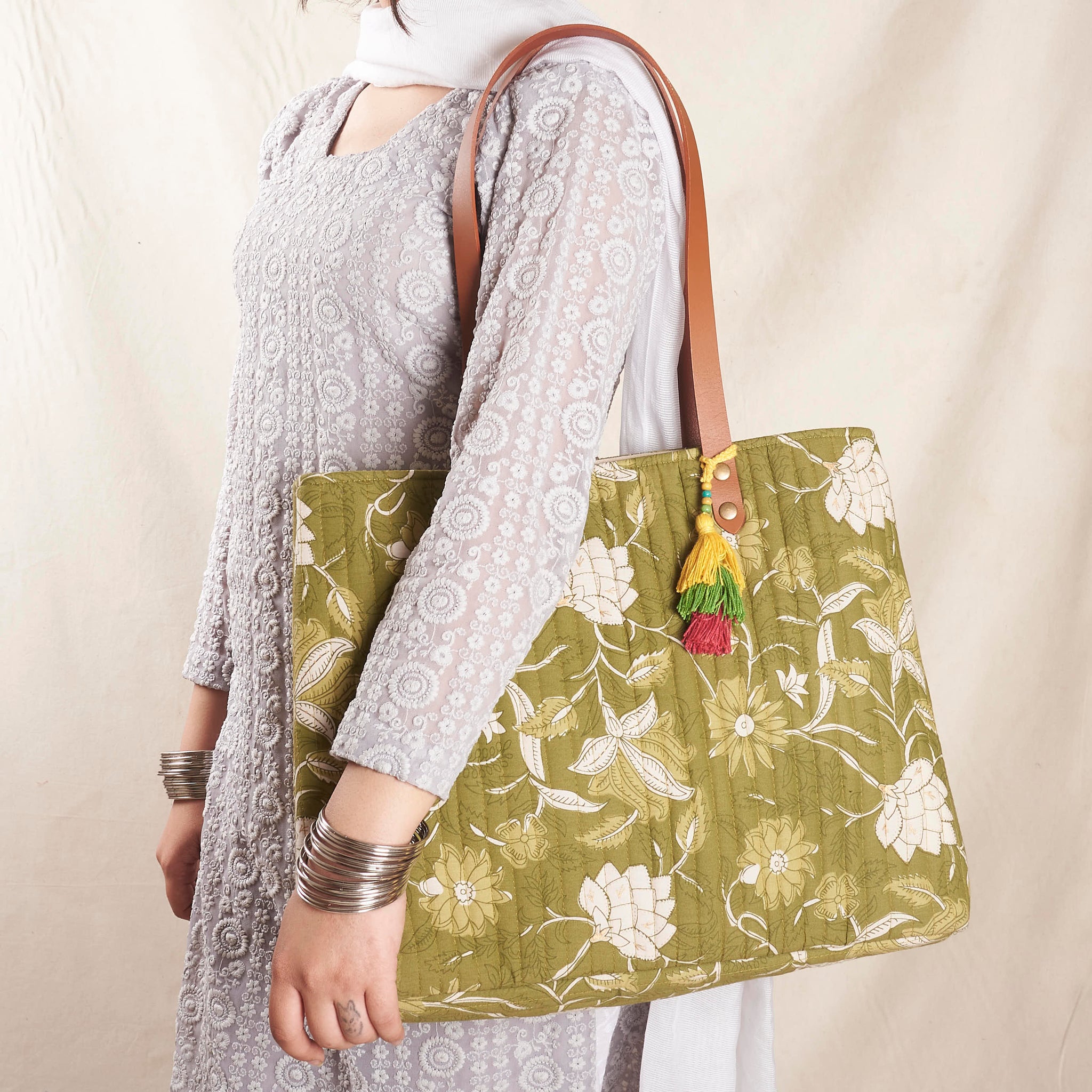Gopal Tote Bag - Green