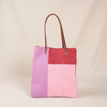 KC Tote Bag - Crochet Pink