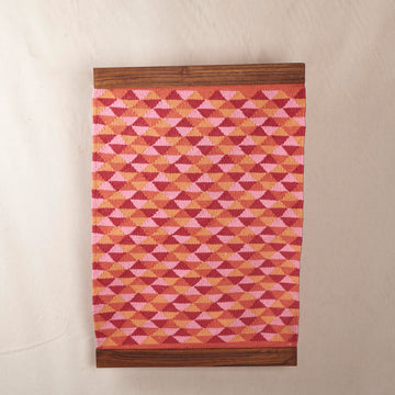 Wall Dari Weave with Teak Wooden Frame