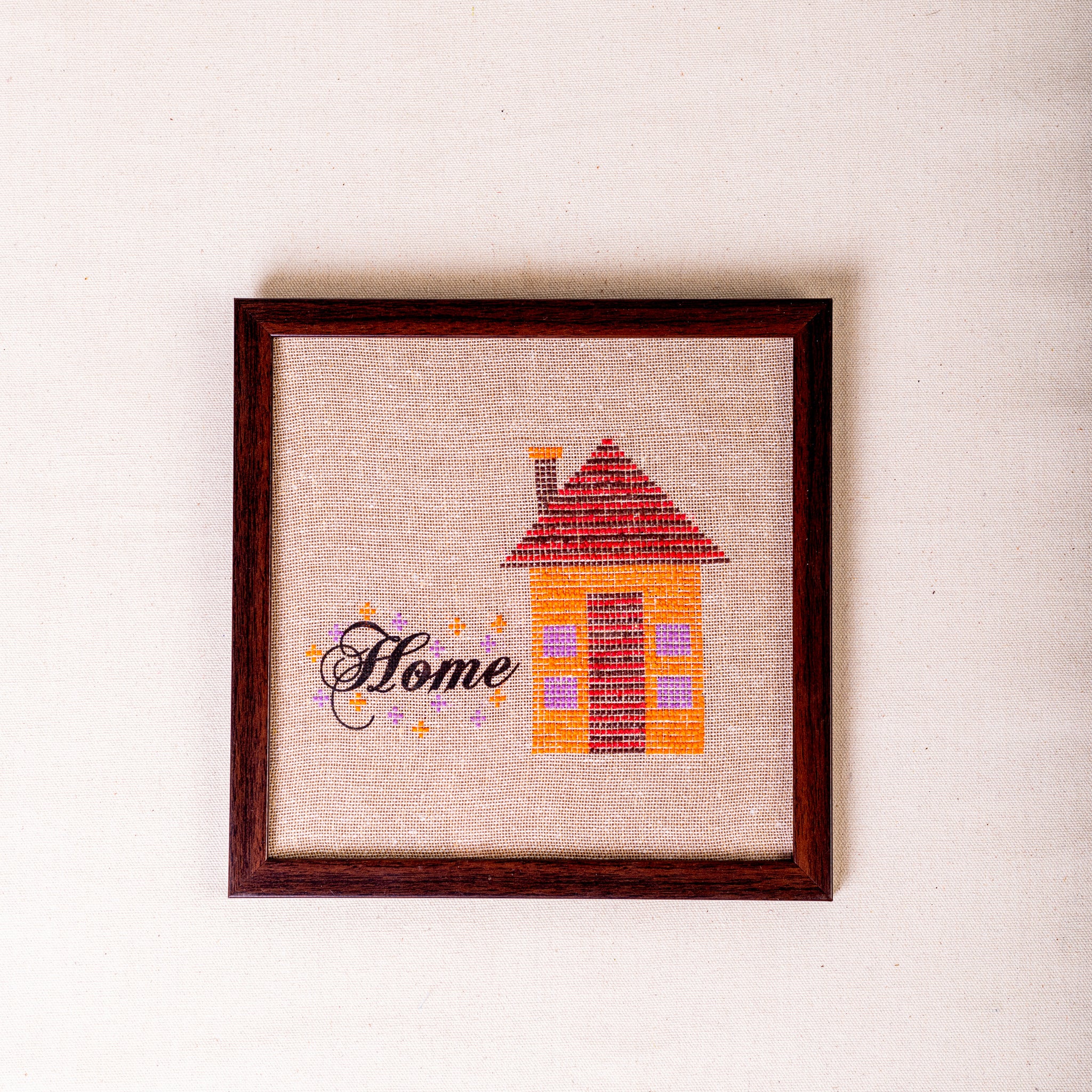 Hand Embroidered Wall Frames (8.5 by 8.5 inches)
