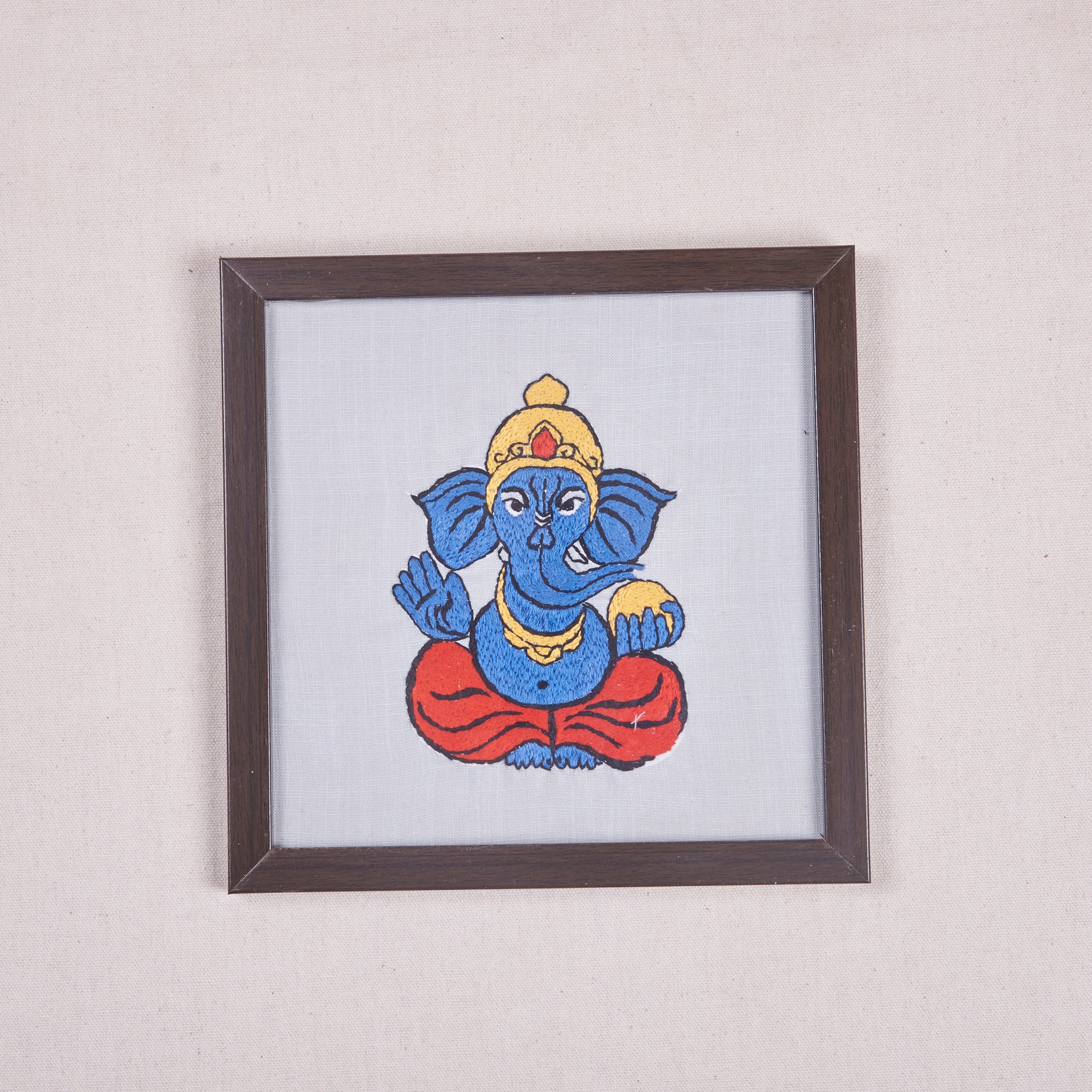 Wall Frame - Embroidered (Ganesha)
